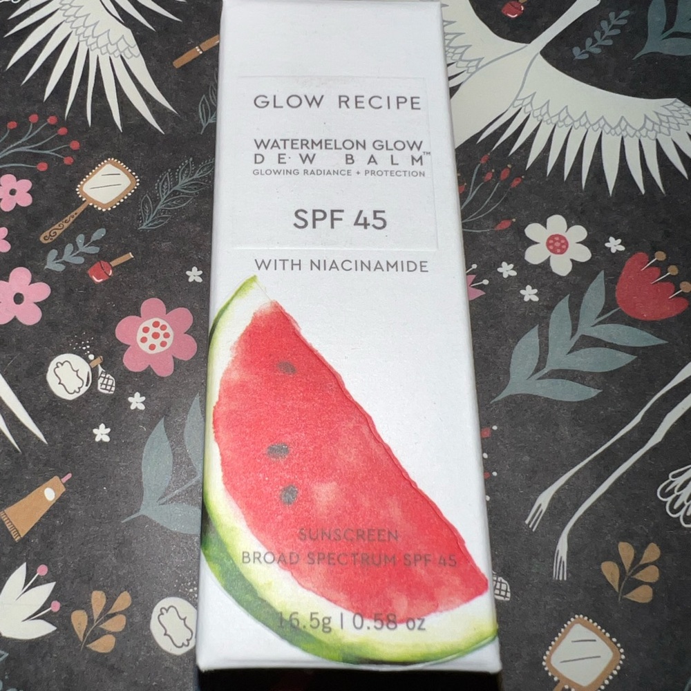 Glow Recipe Watermelon Glow Dew Balm SPF 45 PLEASE NOTE IT EXPIRES 08/26.